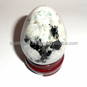 Rainbow Moonstone <b>Eggs</b> Healing Yoni <b>Egg</b> - Product Image 1