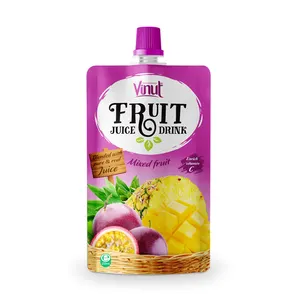 250ミリリットルMix Fruit Juice Pouch (バッグ) フルーツジュースバッグ