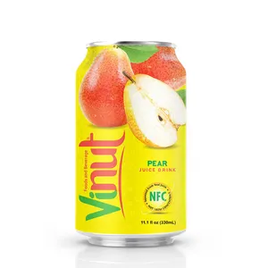 330ml VINUT Birnen saft in Dosen Kunden spezifischer Fruchtsaft wagen Design gesunde Getränke Fruchtsaft