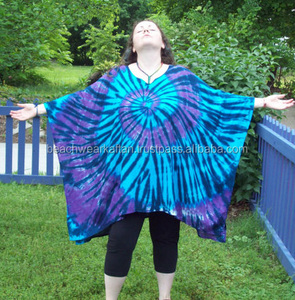 Vêtements pour femmes hippies, caftan, grande taille, Tie Dye, création de Designer, été - Product Image 1