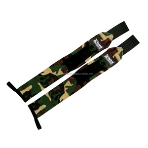 Muñequeras Unisex Personalizadas para Levantamiento de Pesas, Transpirables, de Algodón Ligero, de Cintura Alta, Juego de 2 Piezas, Ajustables con Cordón, Estampado Sólido - Product Image 2