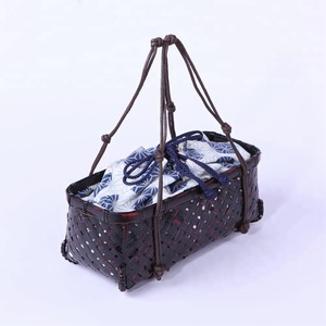 Sac fourre-tout en rotin fait main de haute couture pour dames plage meilleure idée cadeau d'été doublure en lin deux fermetures couverture vente en gros Vietnam - Product Image 1