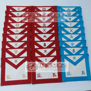 ผ้ากันเปื้อนงานเย็บปักลายเจ้าหน้าที่พิธีกรรมฝรั่งเศส - Product Image 1