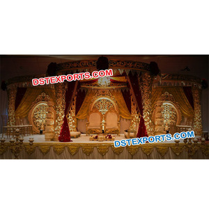 แผงไฟเบอร์แกะสลักสีทองสำหรับงานแต่งงานการออกแบบที่แตกต่างกันของผู้ผลิตในสหราชอาณาจักร - Product Image 1