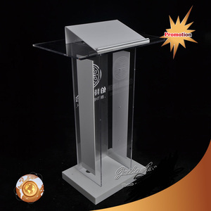 Atril de acrílico de fábrica de China tribuna/mesa/podio de atril de púlpito de iglesia de plástico - Product Image 2