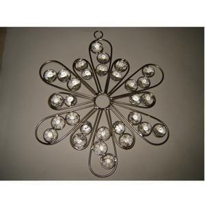 Elegant Christmas Hanging Flower Shape Beaded Ornament Festive Decorations Christmas Ornament - Product Image 1