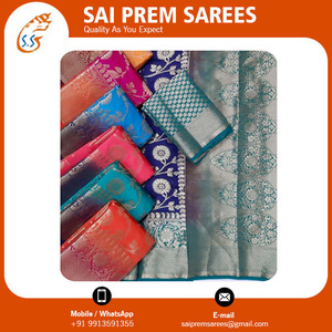 ชุดส่าหรีผ้าไหมสำหรับผู้ใหญ่ zekart All butti banglore - Product Image 4