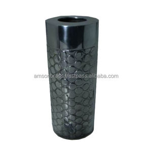 Vase à fleurs moderne antique décoratif pour la maison en métal lourd forme de taille personnalisée vaisselle en métal de couleur - Product Image 2