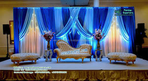 Gran Maharaja boda sofá fabricantes comprar elegantes matrimonio muebles en línea - Product Image 5