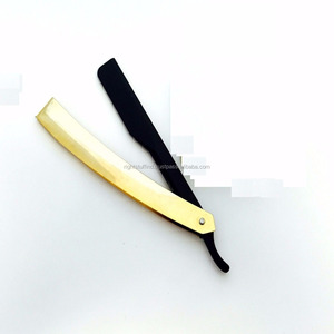 Maquinilla de afeitar de alta calidad para hombre, maquinilla de afeitar recta, Manual, de acero inoxidable, nuevo - Product Image 2