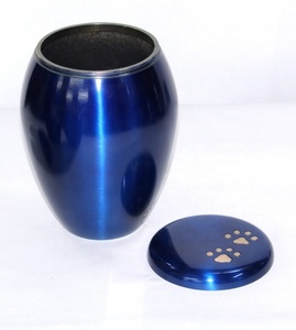 โกศใส่ศพสำหรับสัตว์เลี้ยงทำจากทองเหลืองพิมพ์ลายอุ้งเท้า - Product Image 4