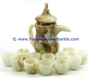 Juego de Té de Ónix de Lujo, Juego de Tazas de Té Kava, Decoración para el Hogar y la Cocina, Regalos - Product Image 4