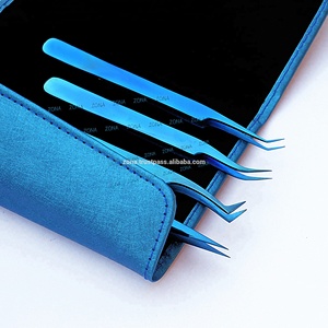 Las mejores pinzas alemanas de acero inoxidable para pestañas de volumen bajo su etiqueta privada de Zona Pakistan - Product Image 5