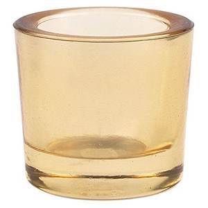 Portavelas de vidrio esmerilado con forma de tarro y t-light - Product Image 6