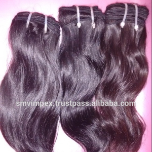 100% Tejido de cabello humano sin procesar. Cabello humano del sur de la India Tejido de cabello natural. 100% PAYPAL vende - Product Image 3