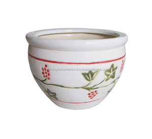Competitively Priced Glazed Ceramic <b>Flower</b> <b>Pot</b> round Design <b>Clay</b> Planter for Home Garden Decor Pottery <b>Pot</b> Planting - Product Image 6