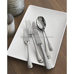 Cubertería de acero inoxidable de lujo de plata conjunto de cubiertos cena almuerzo cucharas tenedor cuchillo cubertería de acero inoxidable de alta calidad - Product Image 2