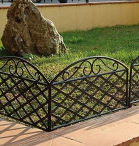 Clôture de jardin artificielle décorative facile à assembler, bordure de fleurs - Product Image 1