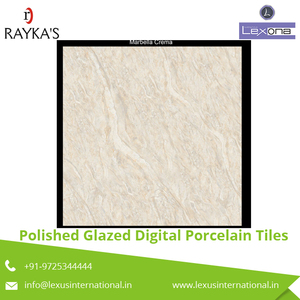 600*600mm Carreaux de porcelaine numériques émaillés de conception classique moderne polis pour l'isolation thermique des murs intérieurs pour l'exportation en vrac - Product Image 6