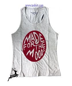 เสื้อกล้ามสำหรับออกกำลังกายเสื้อครอปแบบยูนิเซ็กส์เสื้อครอปผ้าฝ้ายไม้ไผ่พิมพ์ลายขนาดใหญ่พิเศษสินค้าออนไลน์ - Product Image 1