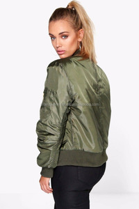 Chaquetas bomber para mujer, Top corto a la moda, al por mayor - Product Image 3