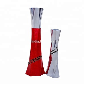 Vente en gros Vase à fleurs en aluminium de haute qualité pour centres de table de restaurant de bureau de fête - Product Image 1