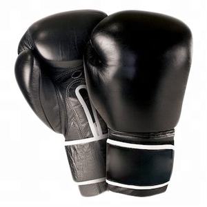 Guantes de boxeo de piel sintética de alta calidad con logo personalizado, guantes de boxeo hechos a mano de varias capas acolchados - Product Image 3