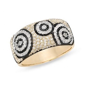 18K Gold Plated Micro Pave Studed Star Shape Earrings Party Fashion <b>Ring</b> Cluster <b>Rings</b> Made From Brass Copper Alloy Featuring <b>CZ</b> - Product Image 1