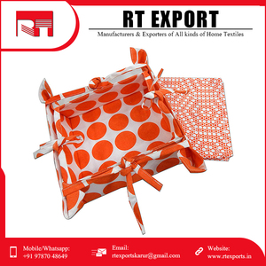 Prix d'usine Nouveau design pur personnaliser la corbeille à pain 100% coton avec logo personnalisé - Product Image 4