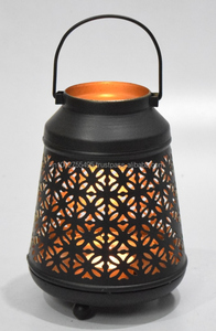 <b>Black</b> Gold Metal Handmade Indoor/Outdoor Tealight <b>Candle</b> Holder Tabletop Votive <b>Lantern</b> Home Hotel Wedding Easter Party - Product Image 6