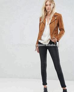 Chaqueta y abrigos de cuero de ante auténtico para motorista, ropa deportiva barata, venta al por mayor - Product Image 4