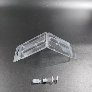 Miễn phí Mẫu PVC Pet vuông rõ ràng khay nhựa cho ống tiêm đóng gói tùy chỉnh vỉ bao bì nhựa khay - Product Image 5