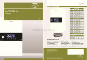 Calentador de Agua Eléctrico de Pared, 400 Voltios, 3 Fases, 24 kW, Pantalla Táctil, Temperatura Constante para Calentar Agua Caliente para Ducha - Product Image 4