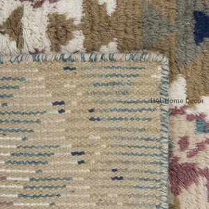 Alfombras de Lana Marroquíes Hechas a Mano, Alfombras de Área Anudadas a Mano para Sala de Estar - Product Image 6