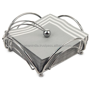 Porte-serviettes vintage en acier inoxydable écologique Farmhous pour tables - Product Image 1