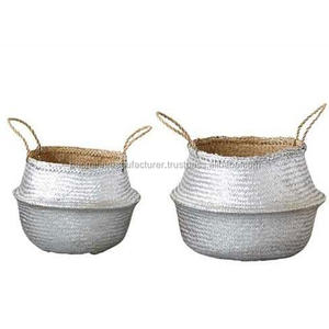 Ventre pliant Seagrass Panier de rangement flexible écologique pour garage - Product Image 6