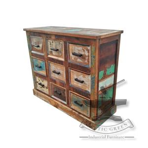 Cómoda industrial de madera maciza recuperada, muebles versátiles para el hogar para sala de estar, Hotel, escuela, oficina en casa - Product Image 5