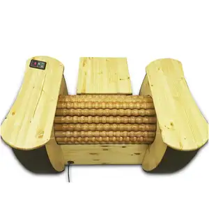 Wooden body massager roller electric wooden massager slimming massage machine Rolling exercise machine line Standard Wood