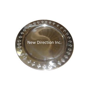 Plato de Servicio Decorativo para Pasta con Diseño de Mosaico, Acabado en Níquel, para Hogar y Hoteles - Product Image 3