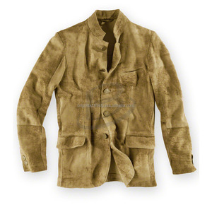 เสื้อแจ็คเก็ตหนังแท้สีน้ำตาลสไตล์บาวาเรียน LODEN Trachten สำหรับผู้ชาย (เสื้อแจ็คเก็ตเยอรมันบาวาเรียน) - Product Image 1