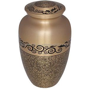 Royal Green American Style Cremation Urn Brassworld Suministros funerarios de la India - Product Image 3