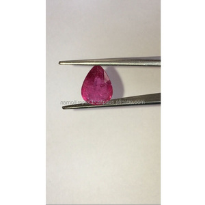 Piedra preciosa de corte de pera Natural turmalina rosa de grado AAA para accesorios de joyería con certificación IGI - Product Image 1