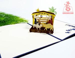 การ์ดป๊อปอัพทำมือจาก3D คริสต์มาสงานประดิษฐ์ทำมือการ์ดป๊อปอัพสำหรับฉากวันเกิดวันเกิดจากผู้ผลิตในเวียดนาม - Product Image 5