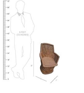 Set di Mobili da <span class=keywords><strong>Giardino</strong></span> in Rattan/Bambù con Tavolino e Sedie in Legno per Patio/Cottage/Cortile/Terrazza - Product Image 5