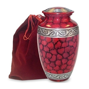 รูปแบบไฟสีฟ้าที่ระลึกโลหะทองเหลือง/อลูมิเนียมผู้ใหญ่ศพมนุษย์เถ้ากระดูกโกศสไตล์อเมริกัน/ยุโรป - Product Image 5