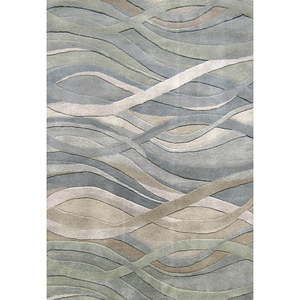 Alfombra anudada a mano contemporánea más vendida, Alfombra de diseño moderno - Product Image 1