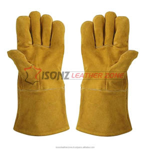 Gants de soudure en daim résistant à la chaleur de qualité supérieure, coupe extrême, gants de sécurité du fabricant pour le travail - Product Image 3