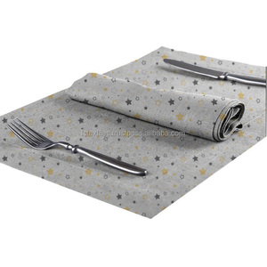 Mantel Individual de algodón de estilo clásico personalizado de alta calidad, alfombrillas y almohadillas elegantes - Product Image 3