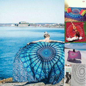 Mandala พรมผนังฮิปปี้แบบแขวน,ผ้าปูผนังสไตล์อินเดียโบฮีเมียนสำหรับตกแต่งหอพักชายหาด - Product Image 1