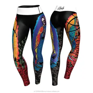 Indische heiße enge Fotos Legging Großhandel Mädchen Mesh Yoga Leggings benutzer definierte Fitness Leggings